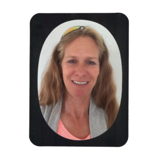 Íman Quadro de Fotografias Oval Preto