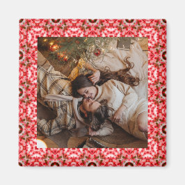 Íman Quadro de Fotos de Natal Feliz e Festivo