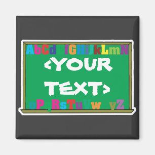 Íman Quadro de Giz Personalizável, <YOURTEXT>