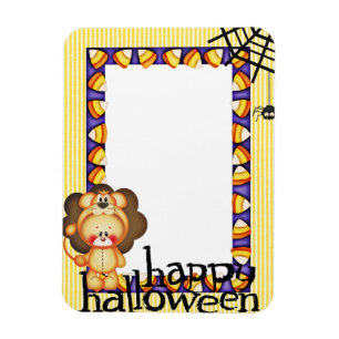 Íman Quadro de Halloween Feliz do Baby Lion
