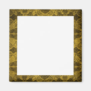 Íman Quadro de Imagens Preto e Dourado