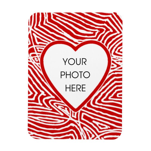 Íman Quadro do Coração (Vertical)