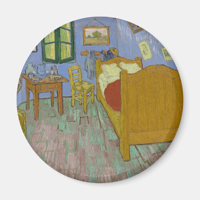Íman Quadro do Quarto de Vincent Van Gogh (Frente)