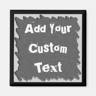 Íman Quadro e beira selvagem ímã legal cortado