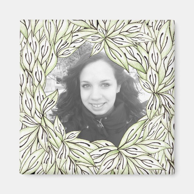 Íman Quadro Folha (Frente)