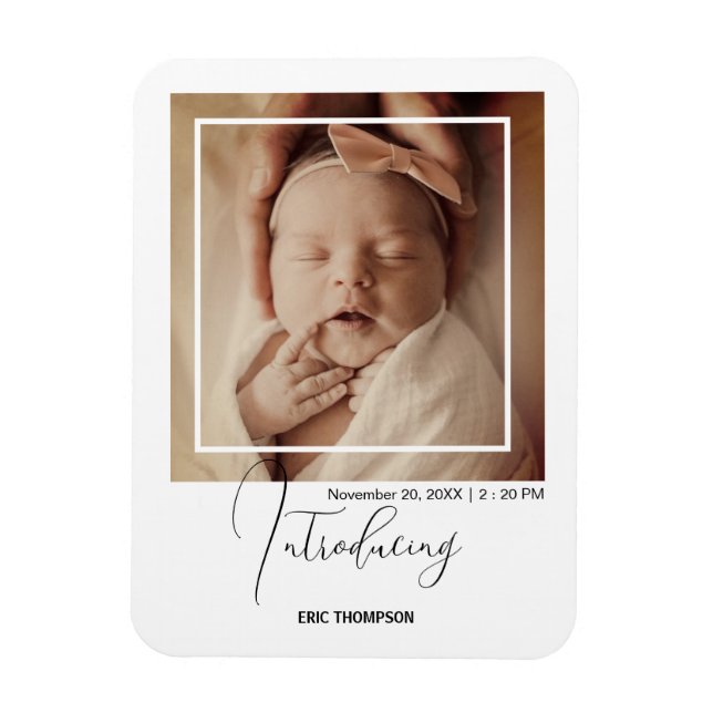 Íman Quadro Mínimo de Foto Polaroid para Anúncio de Nas (Vertical)