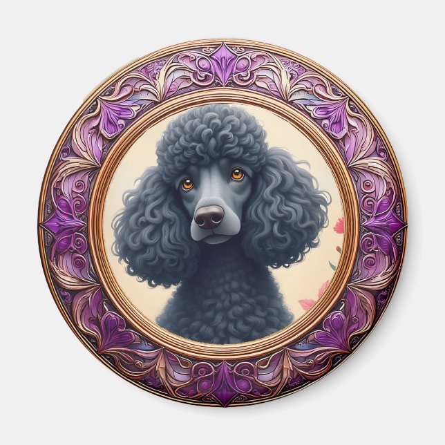 Íman Quadro Roxo (Frente)