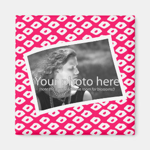 Íman Quadros da foto do Ocelot - vermelho