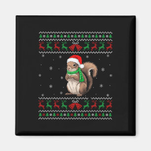 Íman Quadrrel Natal Pajama Santa Hat Holiday Cheque