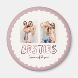 Íman Quaisquer Cores Recortadas Personalizadas 2 Fotos 
