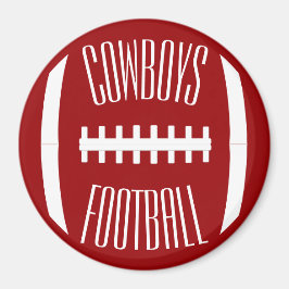 Íman Qualquer Coach de Futebol de Cor e Texto Personali