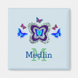 Íman qualquer nome borboletas vibrantes