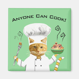 Íman Qualquer Um Pode Cozinhar! Magneta do refrigerador