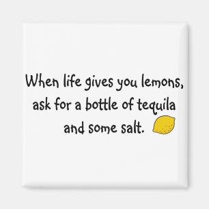 Íman Quando a vida lhe der limões