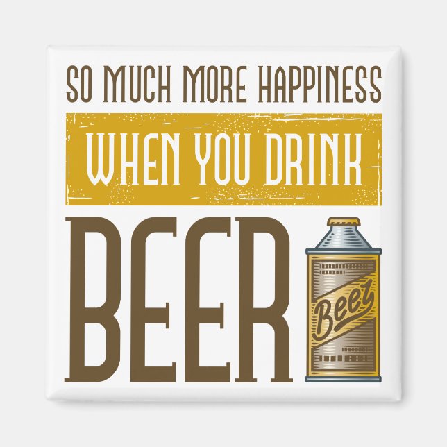 Íman Quando bebe Cerveja (Frente)