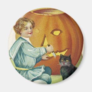 Íman Quando bruxas se abrem no Halloween