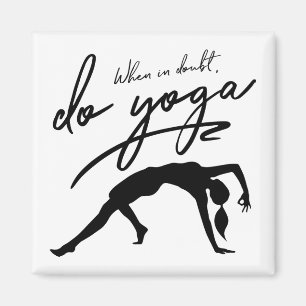 Íman Quando Em Dúvida, Faça O Yoga Personalizar O Fundo