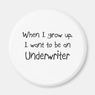 Íman Quando eu me cresço acima queira ser um segurador