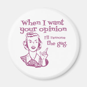 Íman Quando eu quero sua opinião eu removerei o rosa d