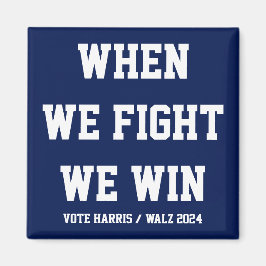 Íman Quando Lutamos, Ganhamos Harris Walz