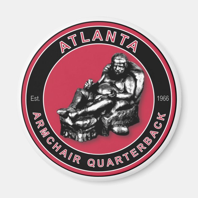 Íman Quarterback de Caça-Caça - Atlanta (Frente)