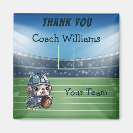 Íman Quarterback francês de buldogue do que você treina