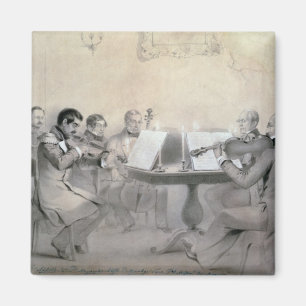 Íman Quarteto da contagem A.F. Lvov do compositor, 1840