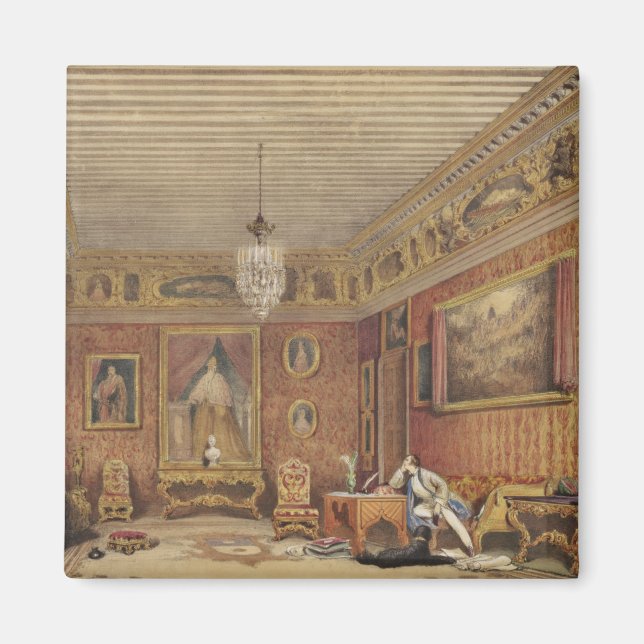 Íman Quarto de Byron em Palazzo Mocenigo, Veneza (c/c e (Frente)