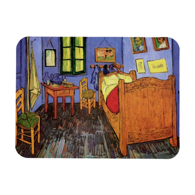 Íman Quarto de Vincent em Arles por Vincent van Gogh (Horizontal)