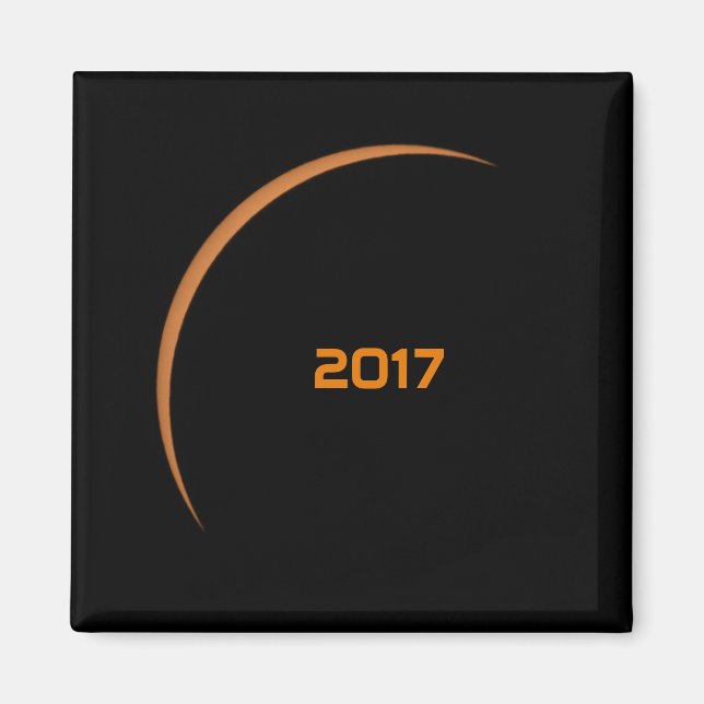 Íman Quase Máximo 2017 Eclipse Solar Parcial (Frente)