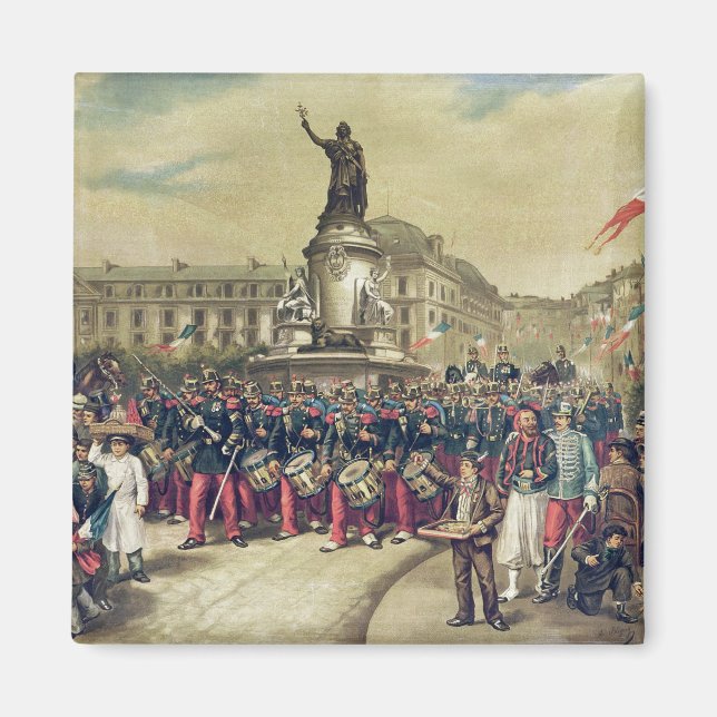 Íman Quatorze Juillet, 1881 (Frente)