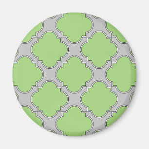 Íman Quatrefoil Verde
