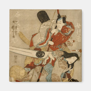 Íman Quatro Atores, Kuniyoshi, Belas Artes Japonesas