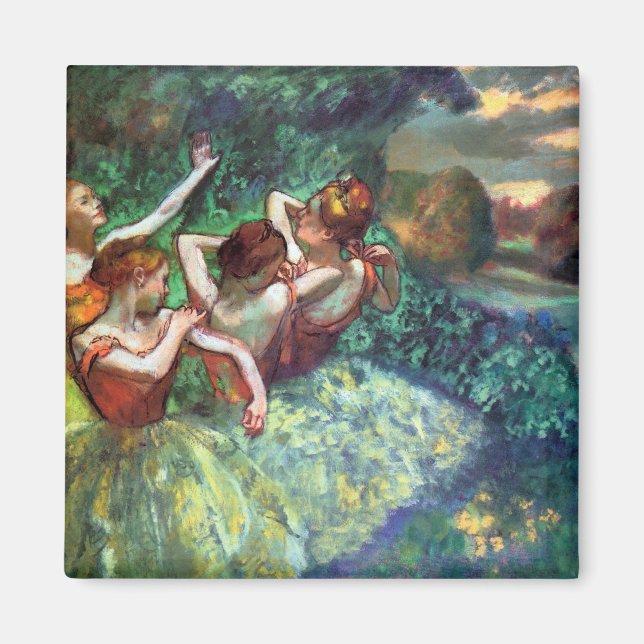Íman Quatro Dançarinos de Degas (Frente)