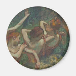 Íman Quatro Dançarinos, Impressionista Pintura, Edgar D