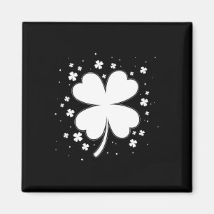 Íman Quatro Folhas Vintage Saint Patrick Day Presente