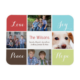 Íman quatro fotos colidem ímãs personalizados