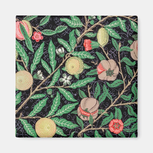 Íman Quatro Frutas, William Morris (Frente)