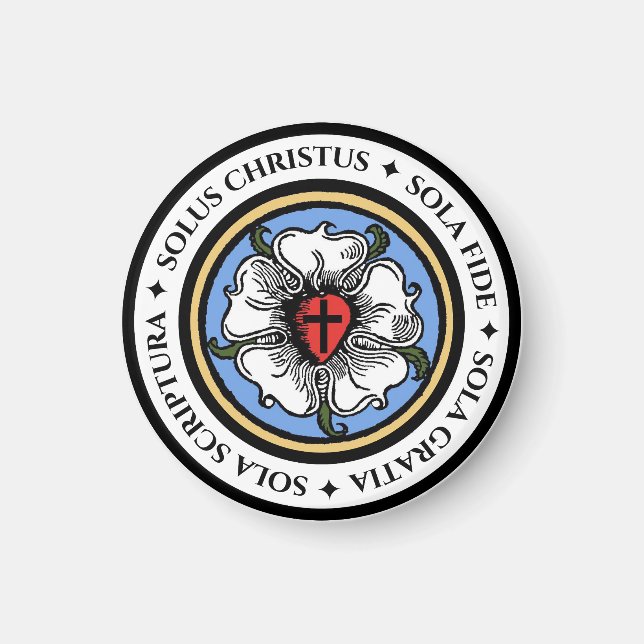 Íman Quatro Solas - Luterano (Frente)