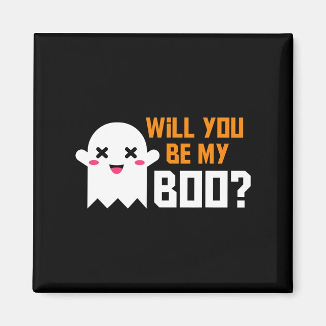 Íman Que Bonito Você Será Meu Fantasma De Boo Halloween (Frente)