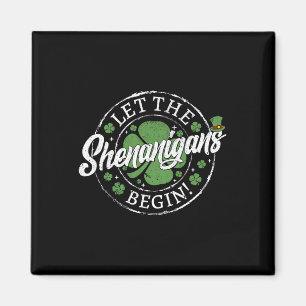 Íman Que Comece as Travessuras Funny St. Patrick's Day