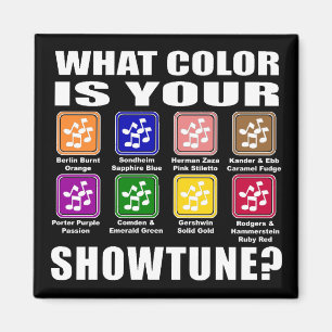 Íman Que cor/ímã do Showtune