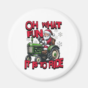 Íman Que Diversão É Andar de Trator de Natal