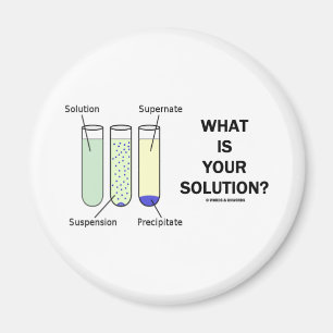 Íman Que é sua solução? (Humor da química)