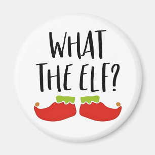 Íman Que Feliz Natal Engraçado Elf Papai Noel