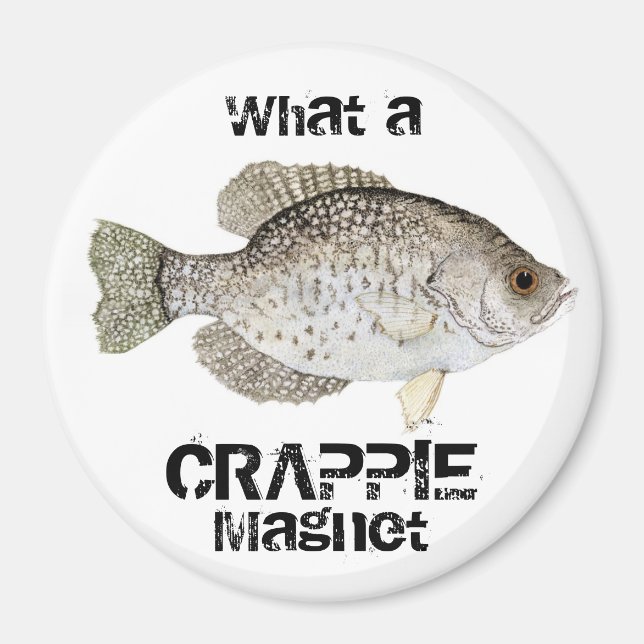 Íman Que imã CRAPPIE (Frente)