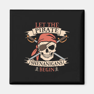 Íman Que Os Piratas Shenanigans Comecem O Crânio De Hal