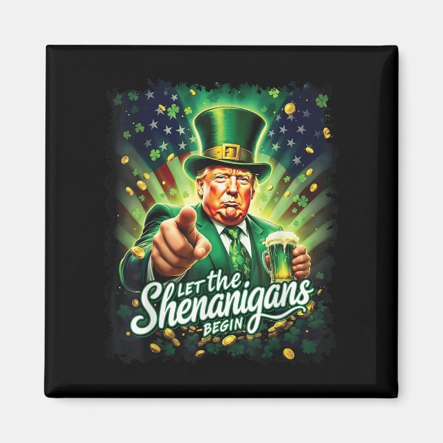 Íman Que Os Shenanigans Comecem A Engraçada Trump St Pa (Frente)