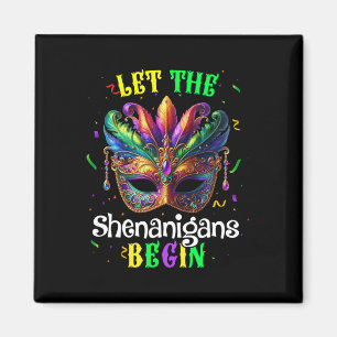 Íman Que Os Shenanigans Comecem A Mardi Gras Mascarar H