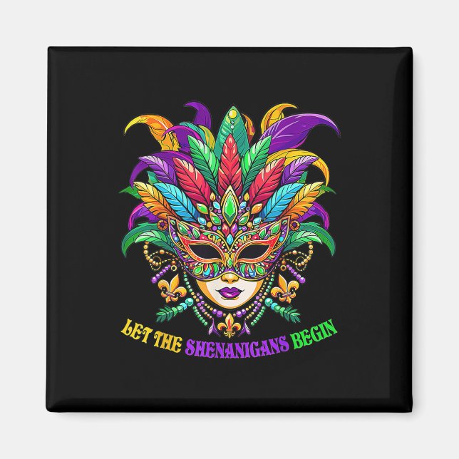 Íman Que Os Shenanigans Comecem As Mulheres Mardi Gras (Frente)